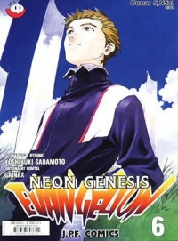 Yoshiyuki Sadamoto ‹Neon Genesis Evangelion #23 (6/01): System „Dummy”; Zmierzch czernią malując›