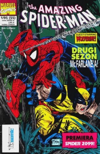 Peter David, Todd McFarlane, Rick Leonardi ‹Spider-Man #055 (1/1995): Spider-man 2099; Zmysły cz.1›