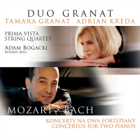 Duo Granat, Prima Vista String Quartet ‹Mozart/Bach - Koncerty na dwa fortepiany›